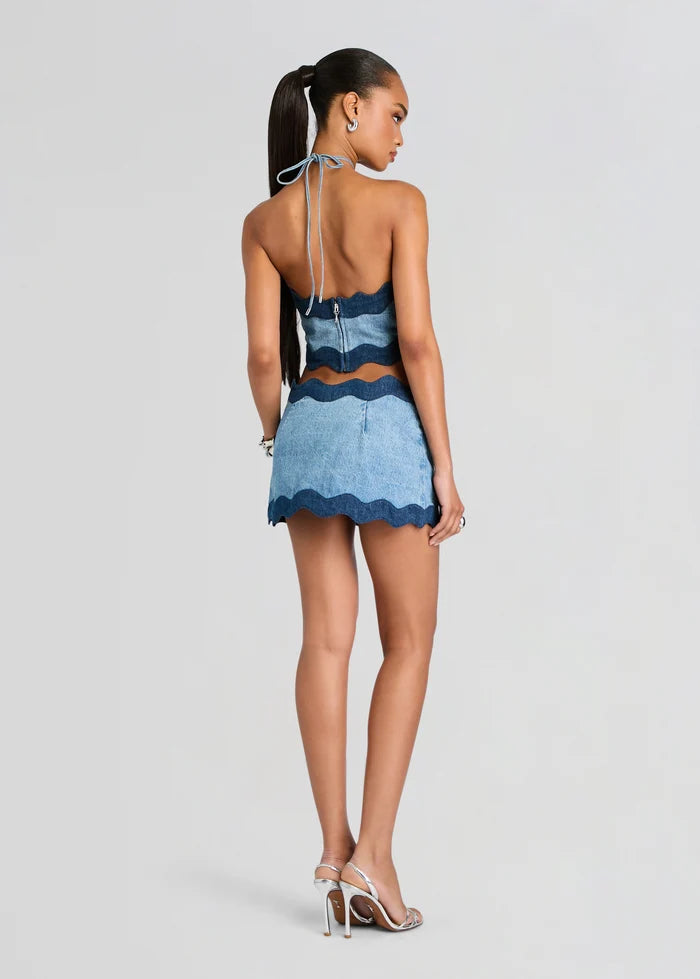 Iselda Denim Top