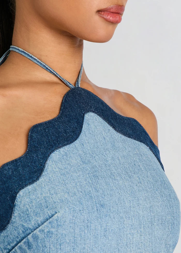 Iselda Denim Top
