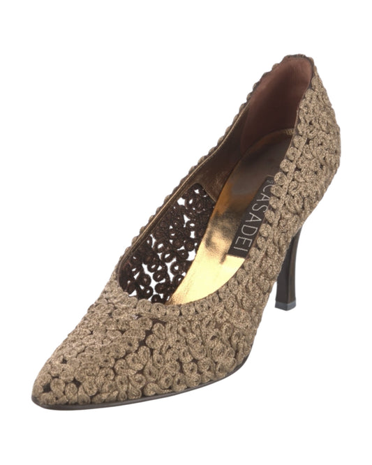 Casadei
Canvas Patterned Pumps
Women's Size: 7