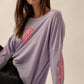Vintage Canvas - But She's Hot Flames Mineral Wash Graphic Tee
