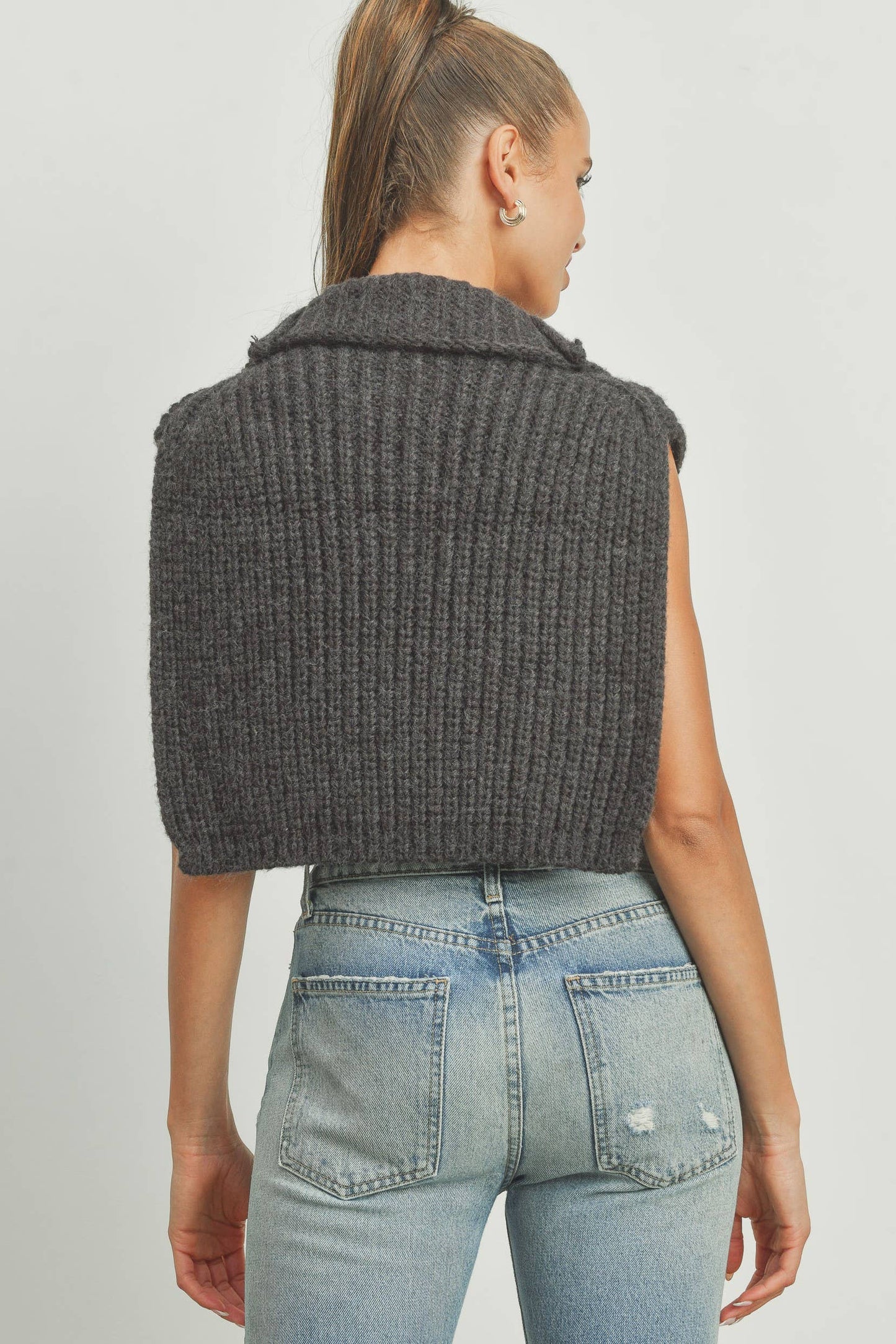 Turtleneck Sweater Vest