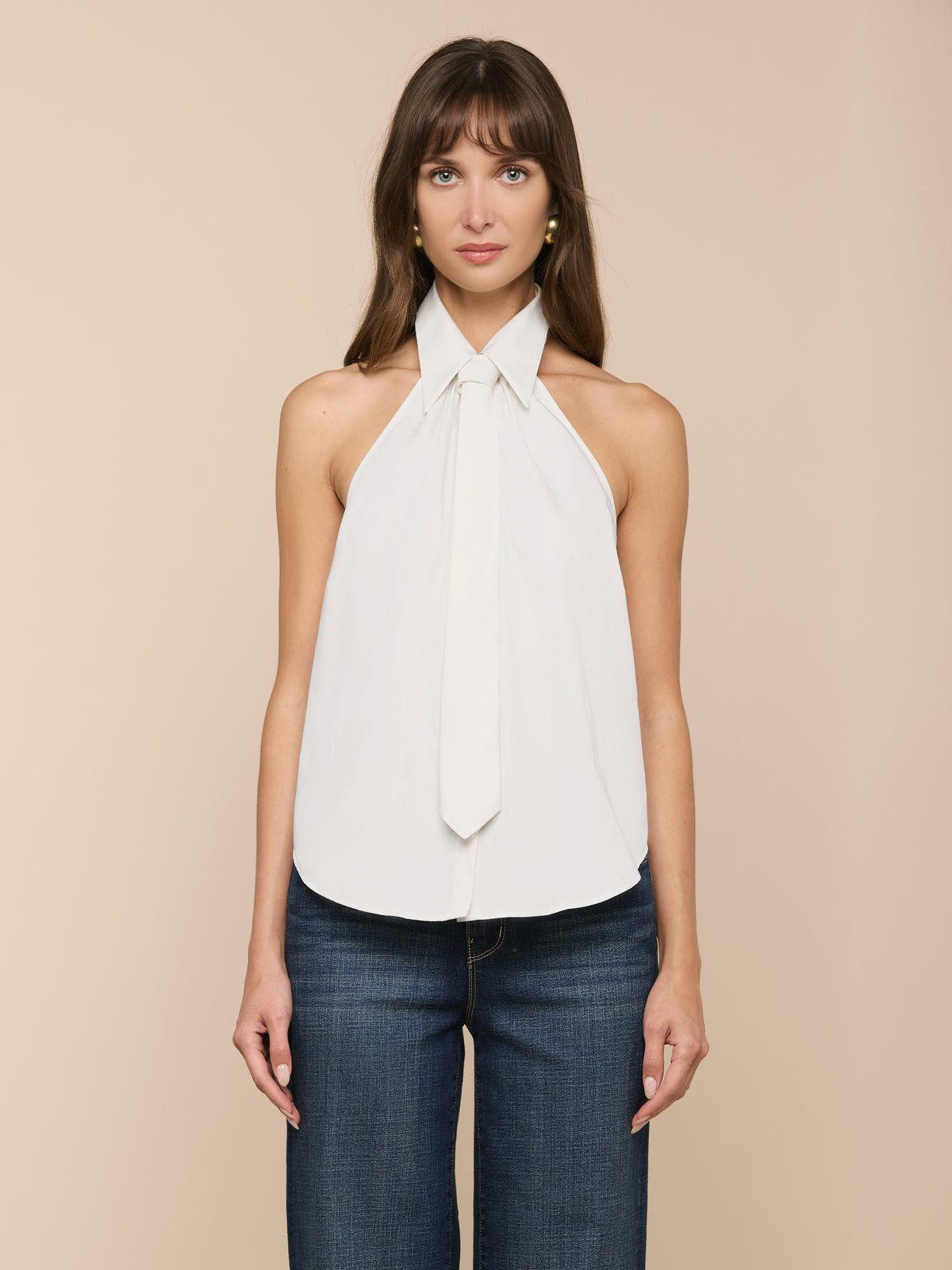 WREN NECKTIE HALTER TOP