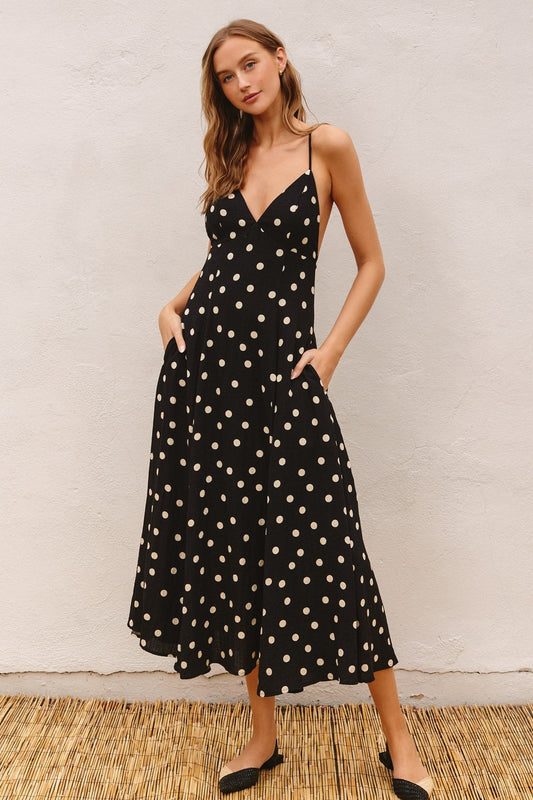 The Daisy Dot Midi Dress