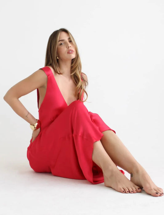 Sunset Strip Maxi -Red