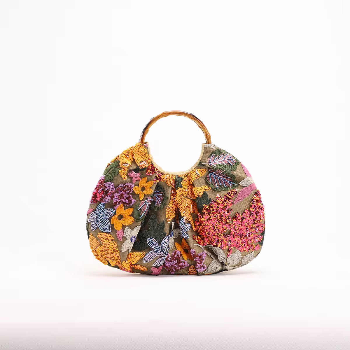 Floral Embellished Bag