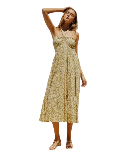Lucky Charm Halter Tiered Dress
