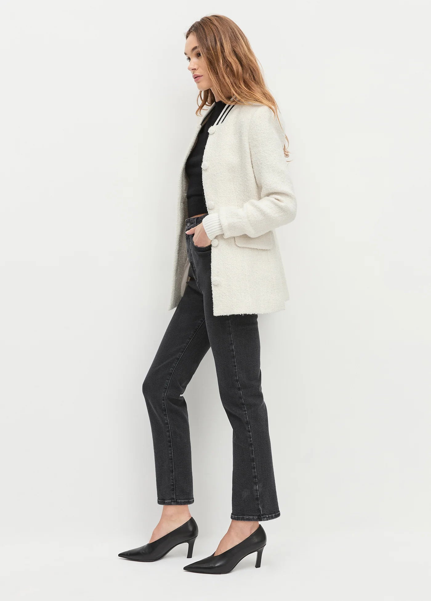 Favorite Daughter The varsity Boucle Blazer