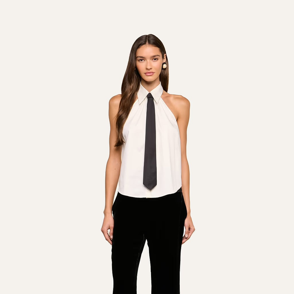 Wren Necktie Halter Top