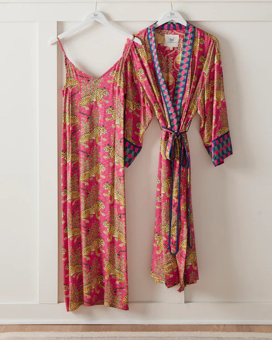 Bagheera - Satin Chic to Sleep Nightie - Print Fresh
