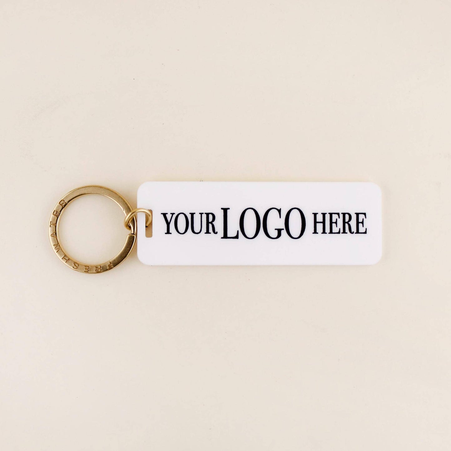 Freshwater Curated Goods - Custom Logo Rectangle Keychain