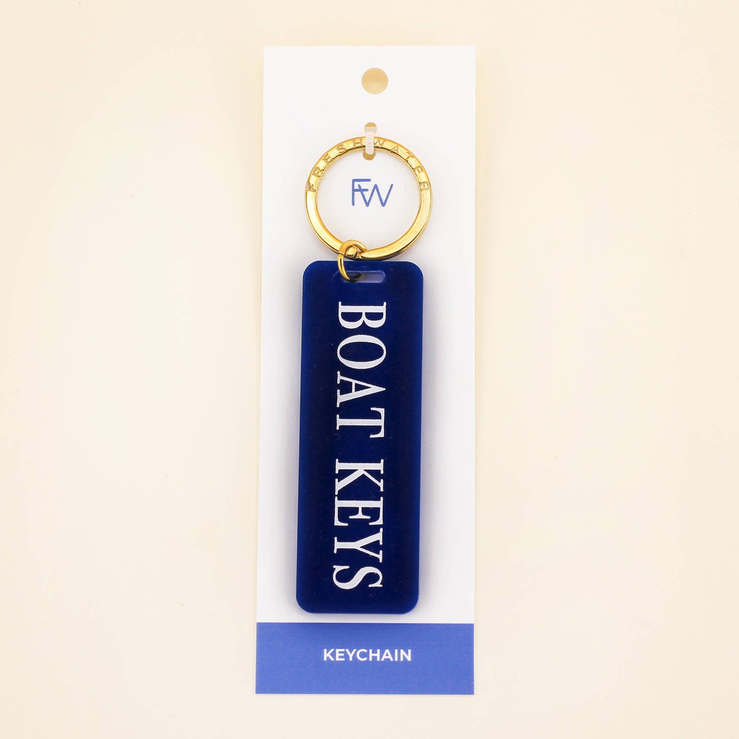 Freshwater Curated Goods - Boat Keys Keychain