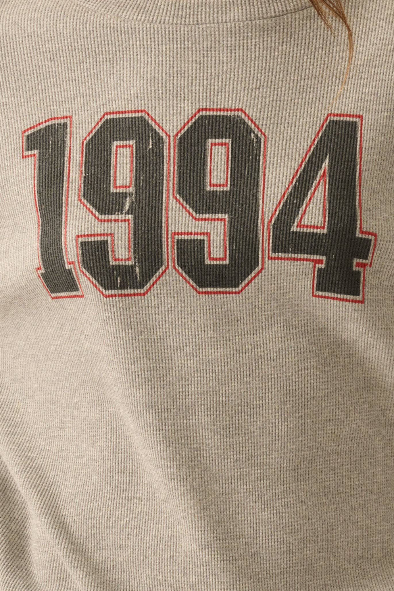 Vintage Canvas - 1994 Waffle-Knit Thermal Graphic Tee
