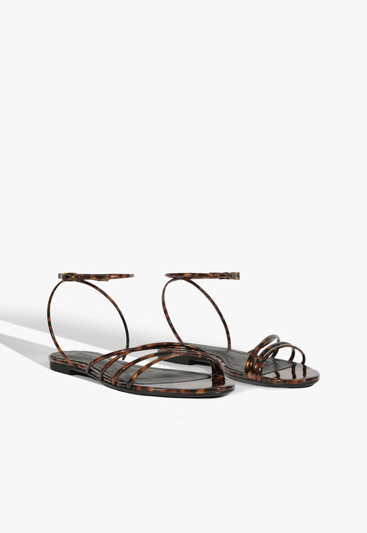 Inez Flat Leather Sandal - Schutz