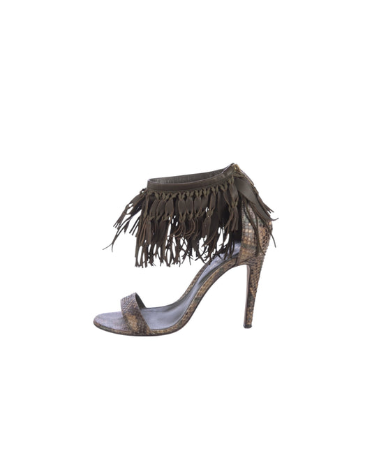 Sergio Rossi
Snakeskin Animal Print Sandals
Women's Size: 6 | US6, IT36