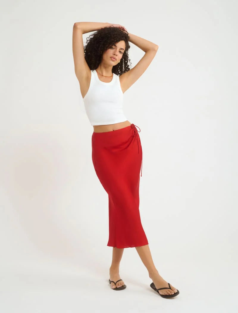 Kauai Keyhole Midi Skirt