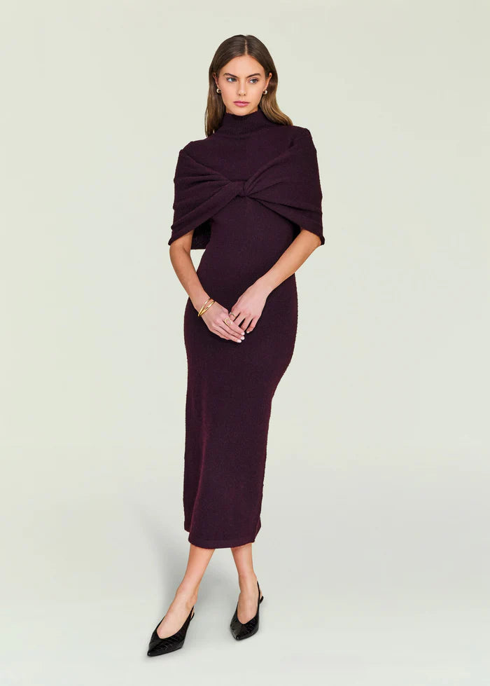 WISTERIA KNIT MIDI DRESS SEROYA