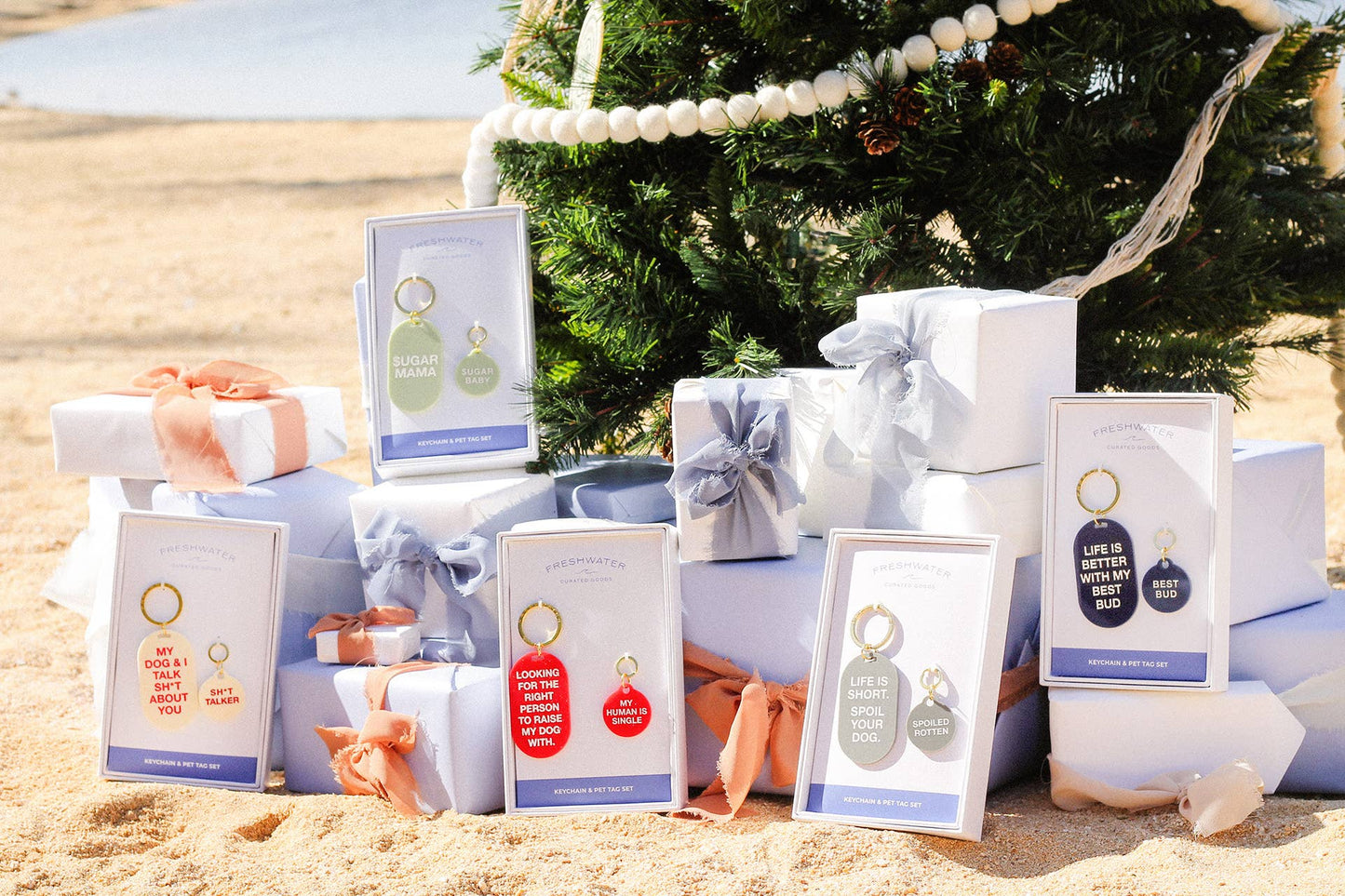 Freshwater Curated Goods - Sh*t Talker Keychain & Pet Tag Gift Set