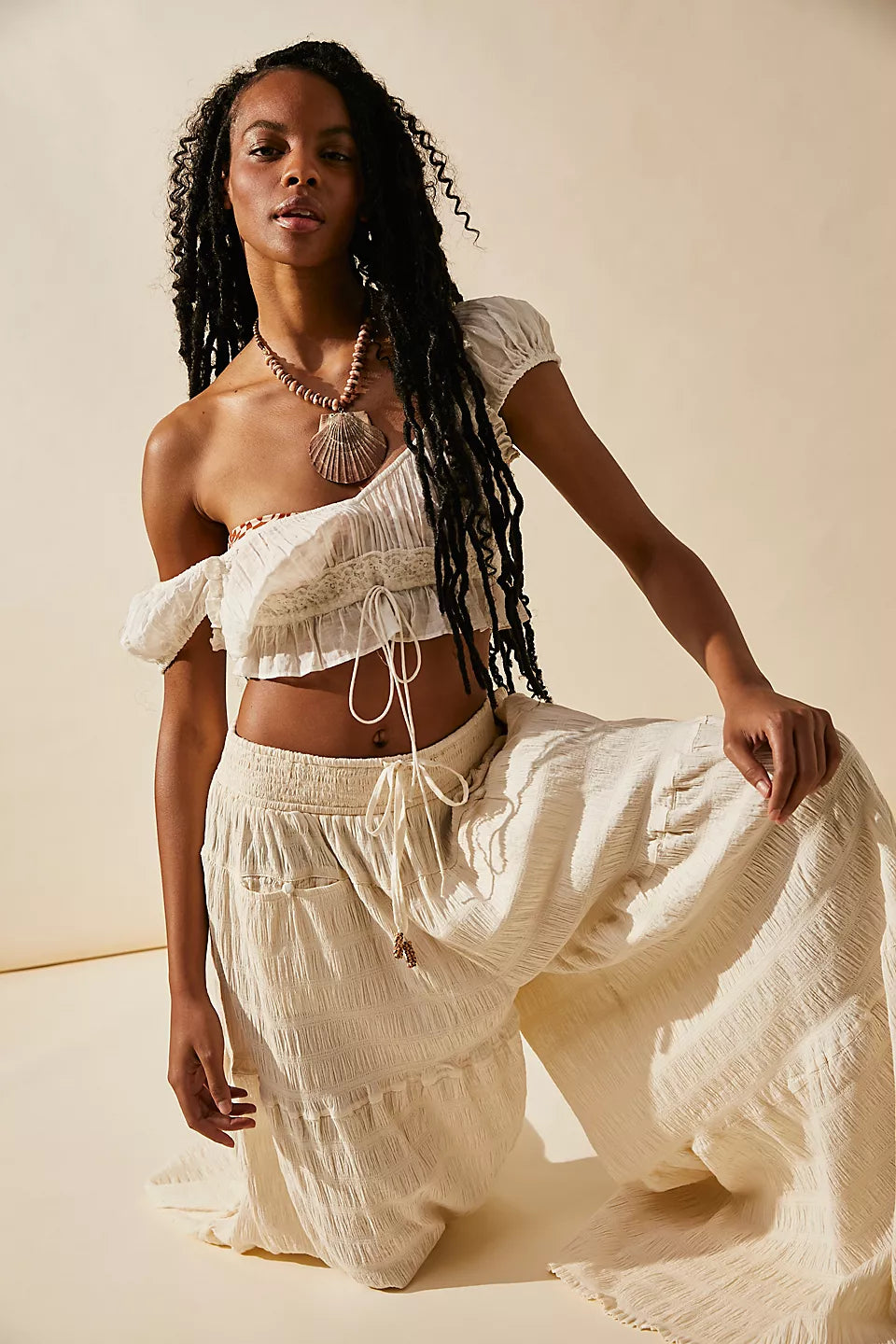 In Paradise Wide Leg Pant - Free People