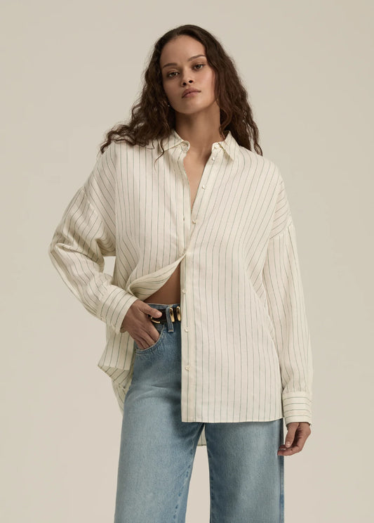 Ex-Boyfriend Shirt - Emerald Stripe