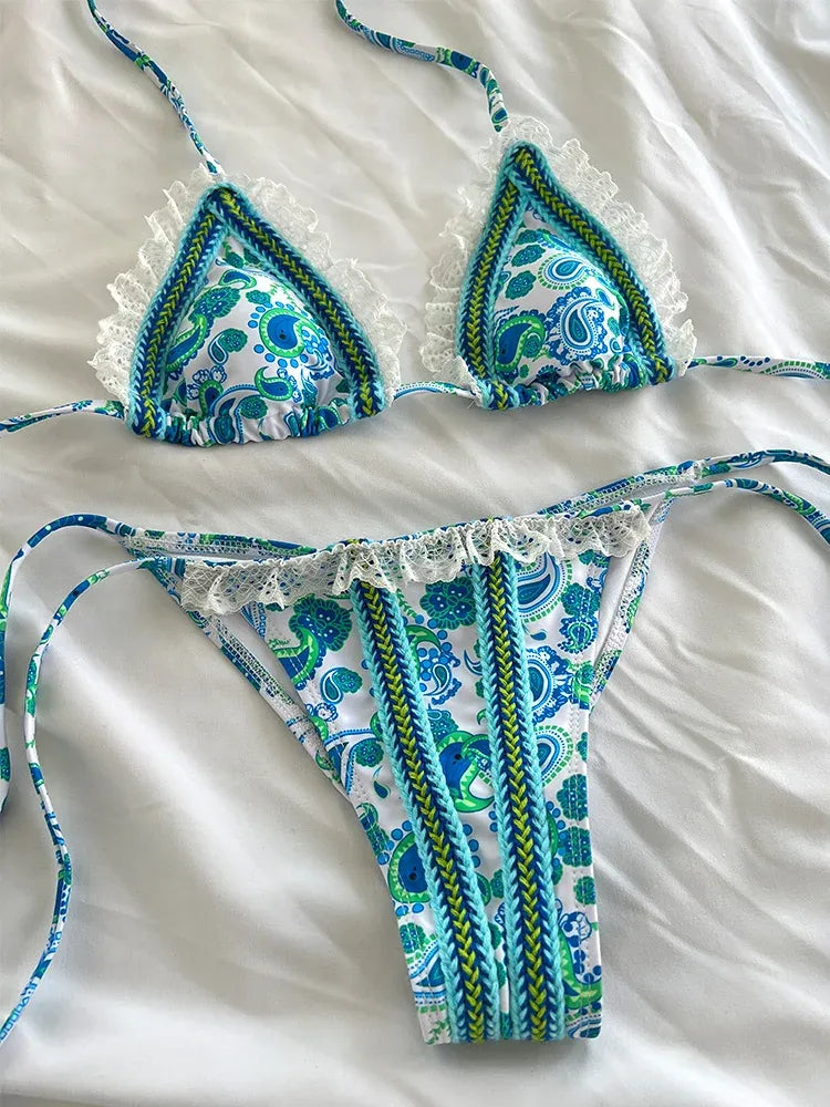 Paisley & Lace Bikini