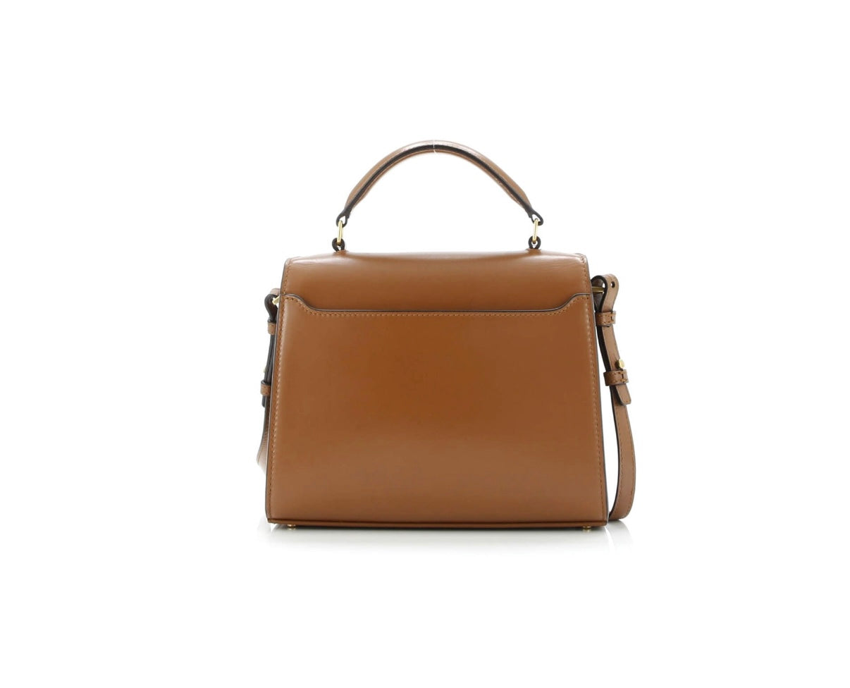 Saint Laurent Cassandra Mini YSL Top-Handle Crossbody Bag