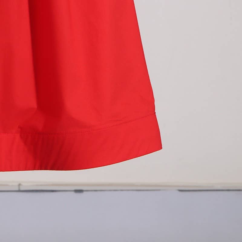 Floral Stitch High-Waist Tube Top Dress