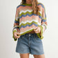 BUTTERMELON - Color Block Sweater  - BMW7639