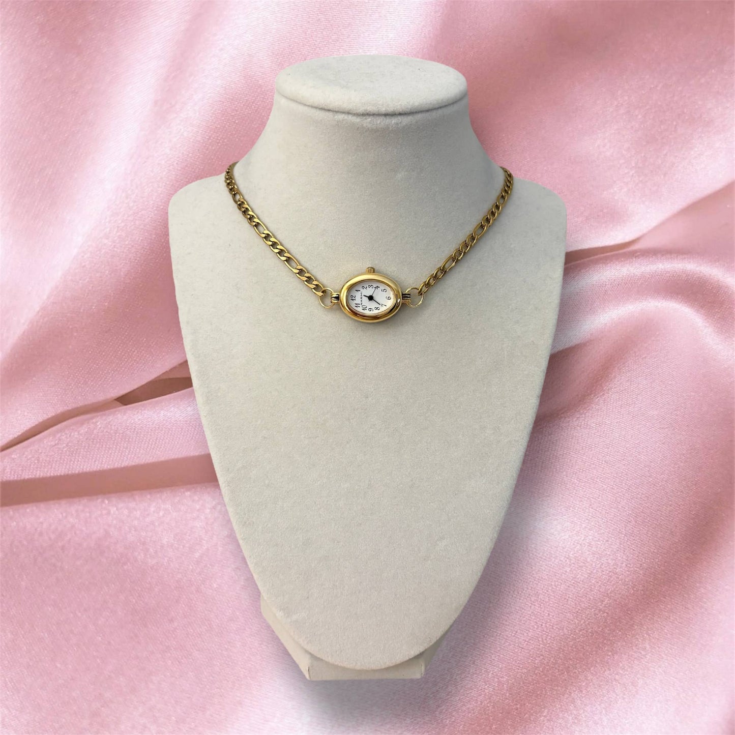 Chelsea Rose - Vintage Watch Choker Necklace