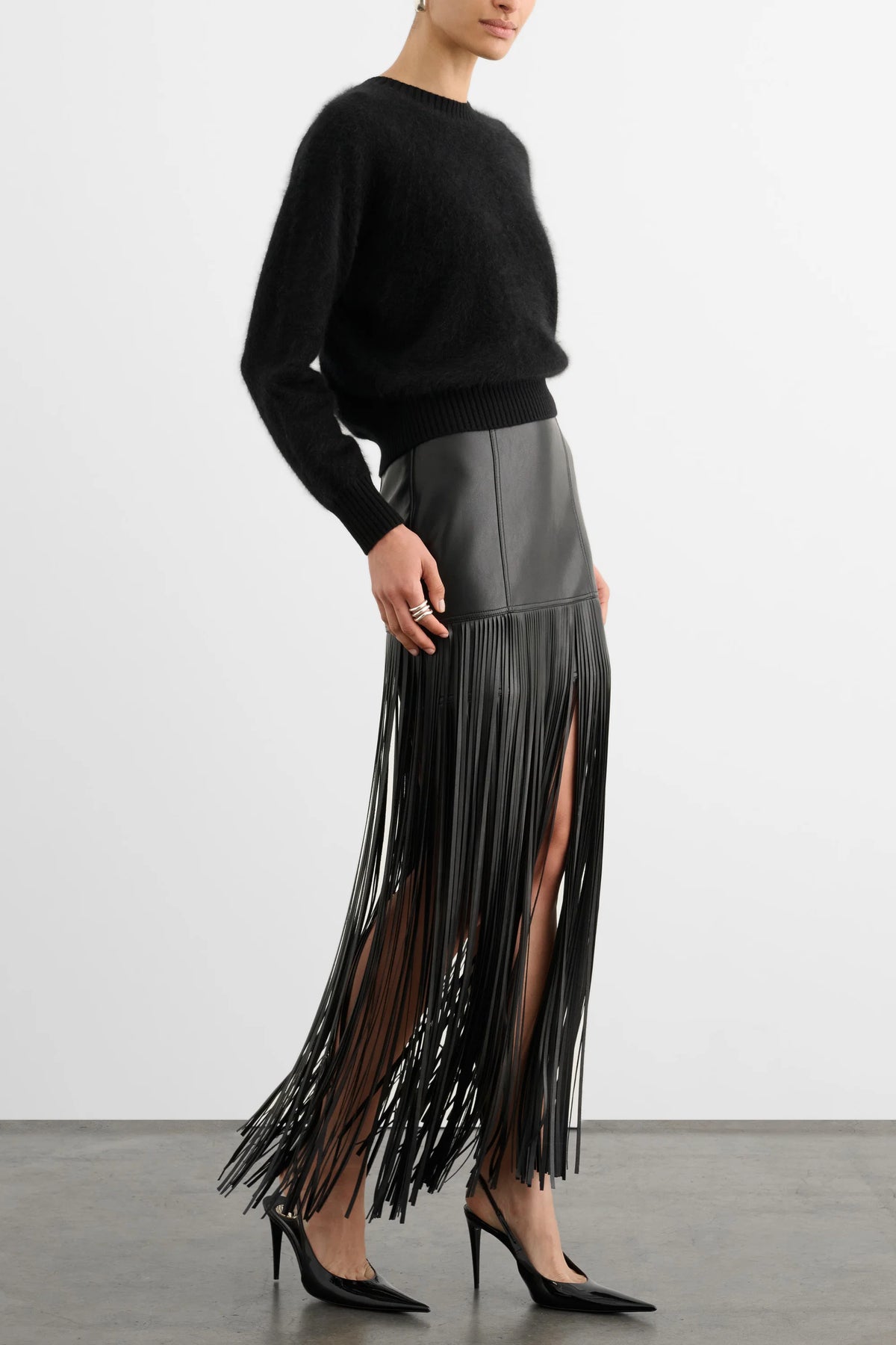 Soren Mini Skirt with Fringe