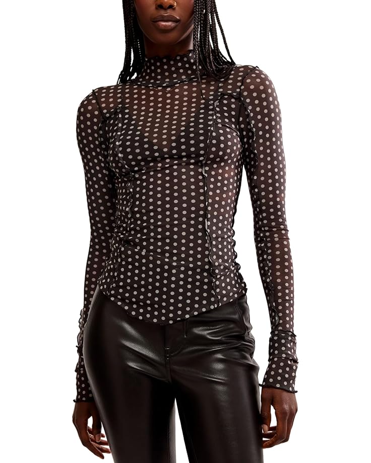 Charlie Print Mesh Top - Free People