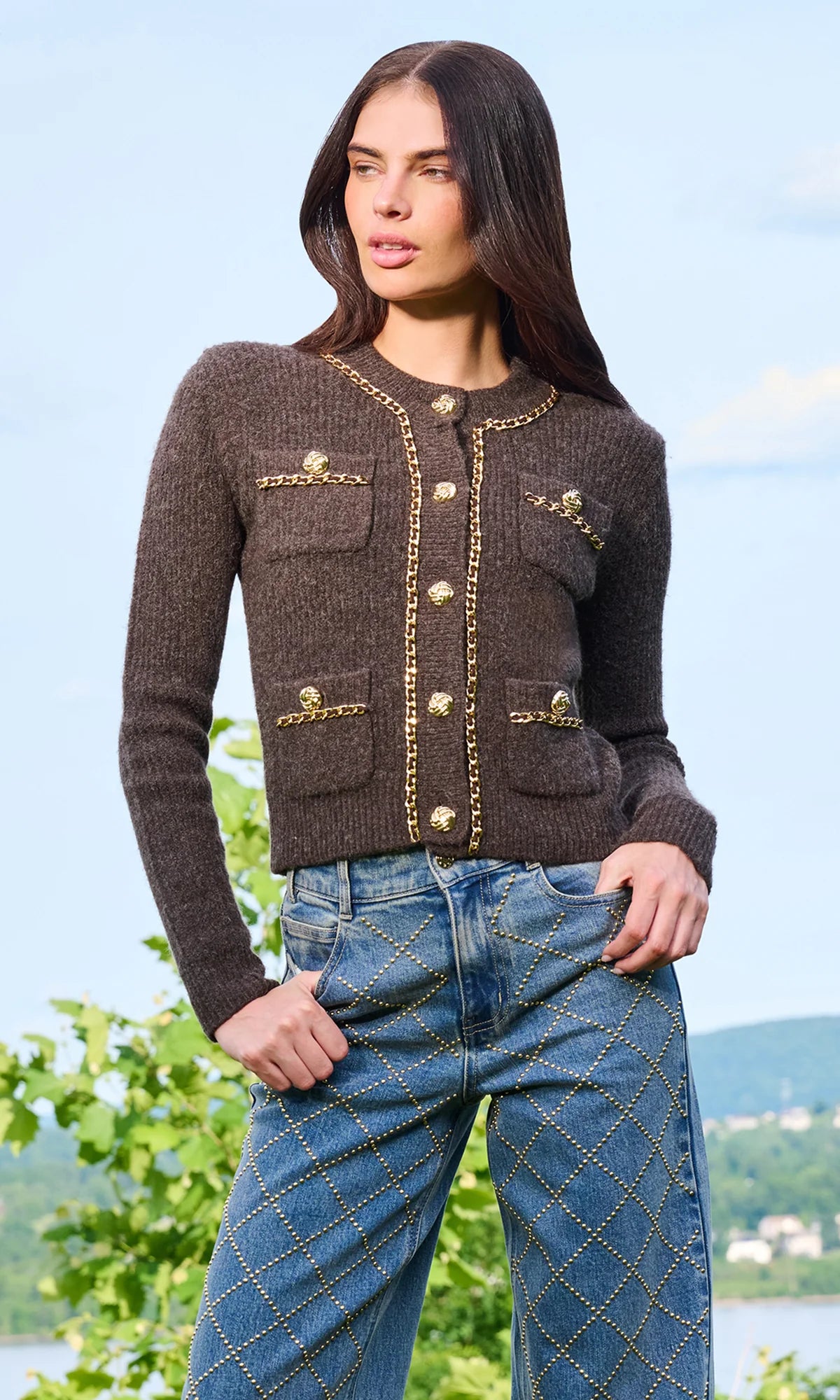 Selma Chain Cardigan
