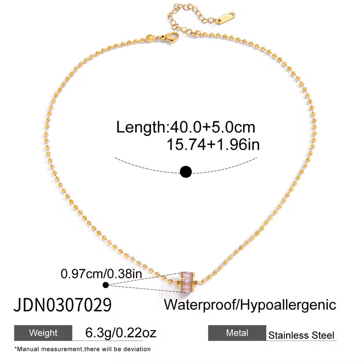 Everyday Lucky Barrel Necklace