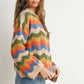 BUTTERMELON - Color Block Sweater  - BMW7639