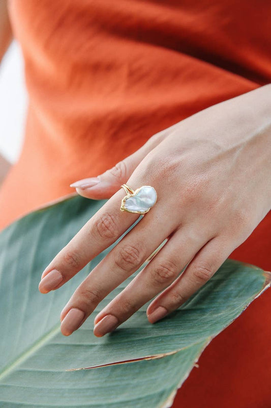 Chakarr Jewelry - 1OAK BAROQUE PEARL RING