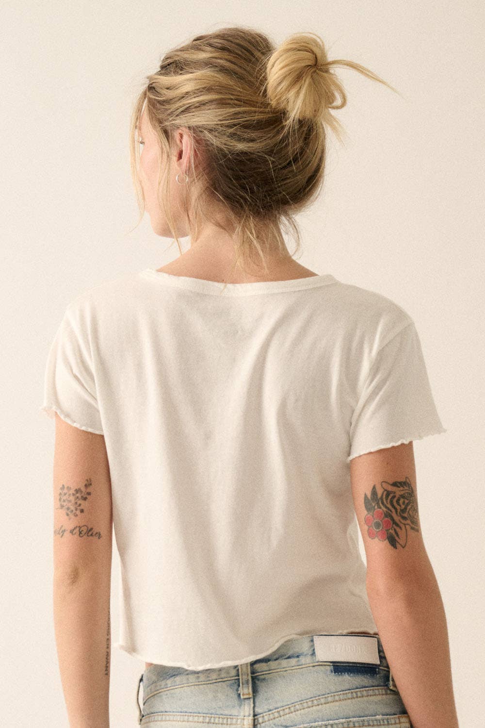 Vintage Canvas - My Own Muse Vintage Wash Cropped Graphic Tee
