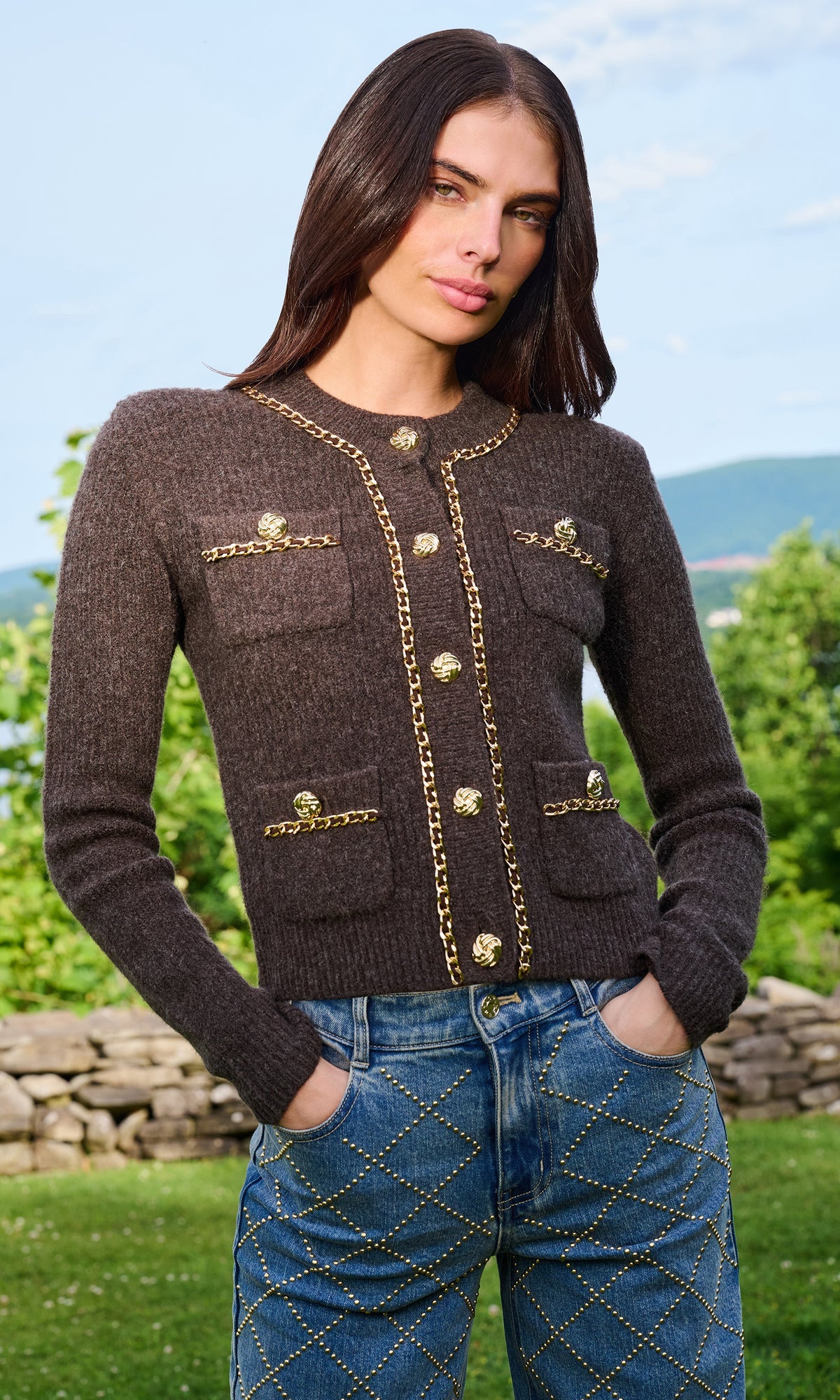 Selma Chain Cardigan