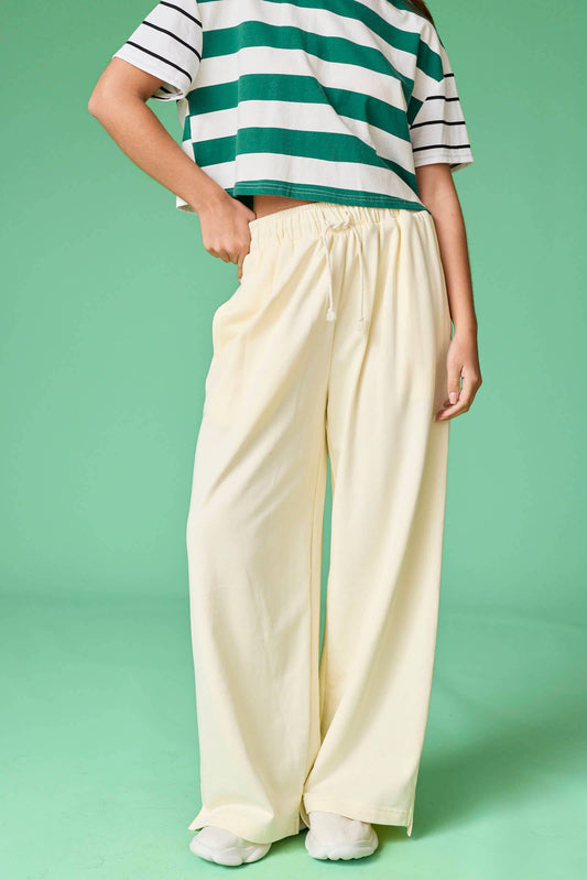 Cora Wide- Leg Sweat Pants