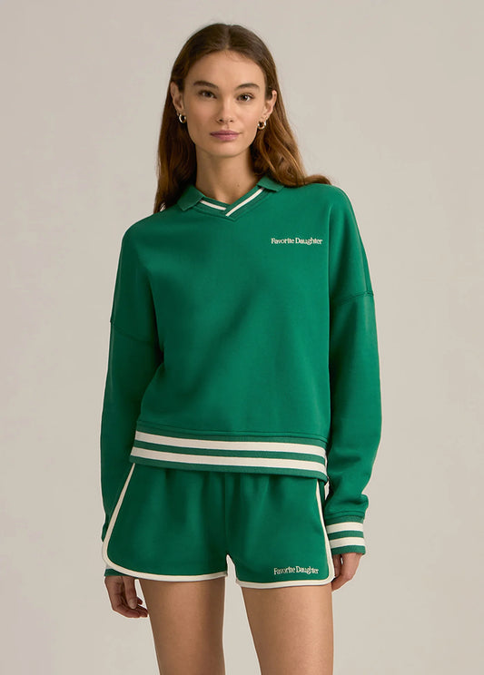 The Ivy League Rugby Sweater - Emerald