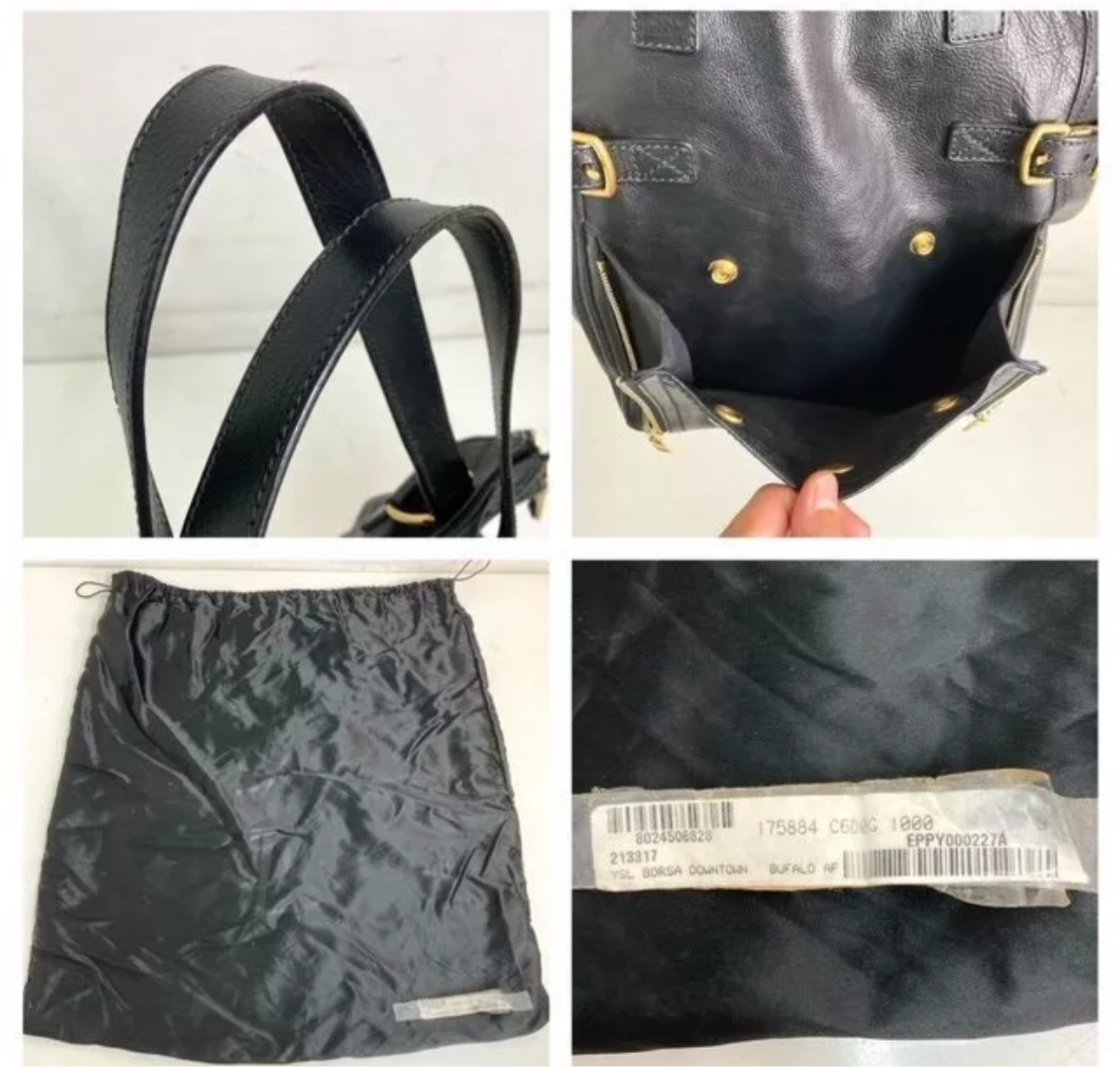 Saint Laurent
Downtown Leather Handbag