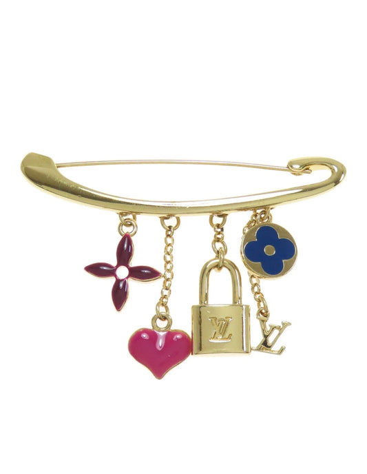 Louis Vuitton M64906 “Evangile Nuris” Charm Brooch