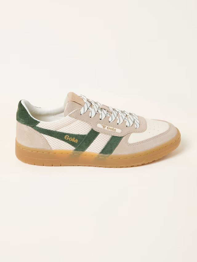 Off-White/Evergreen Women’s Hawk ‘89 Trainers - Gola
