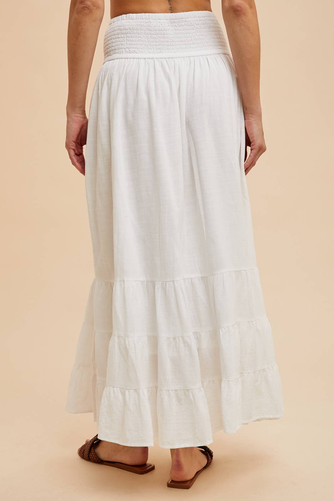 In Loom - SMOCKED RUFFLED SKIRT