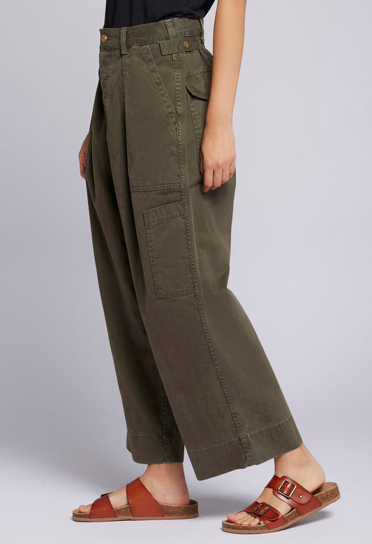 The Spectrum Basil Wide Leg Pant - Current/Elliot