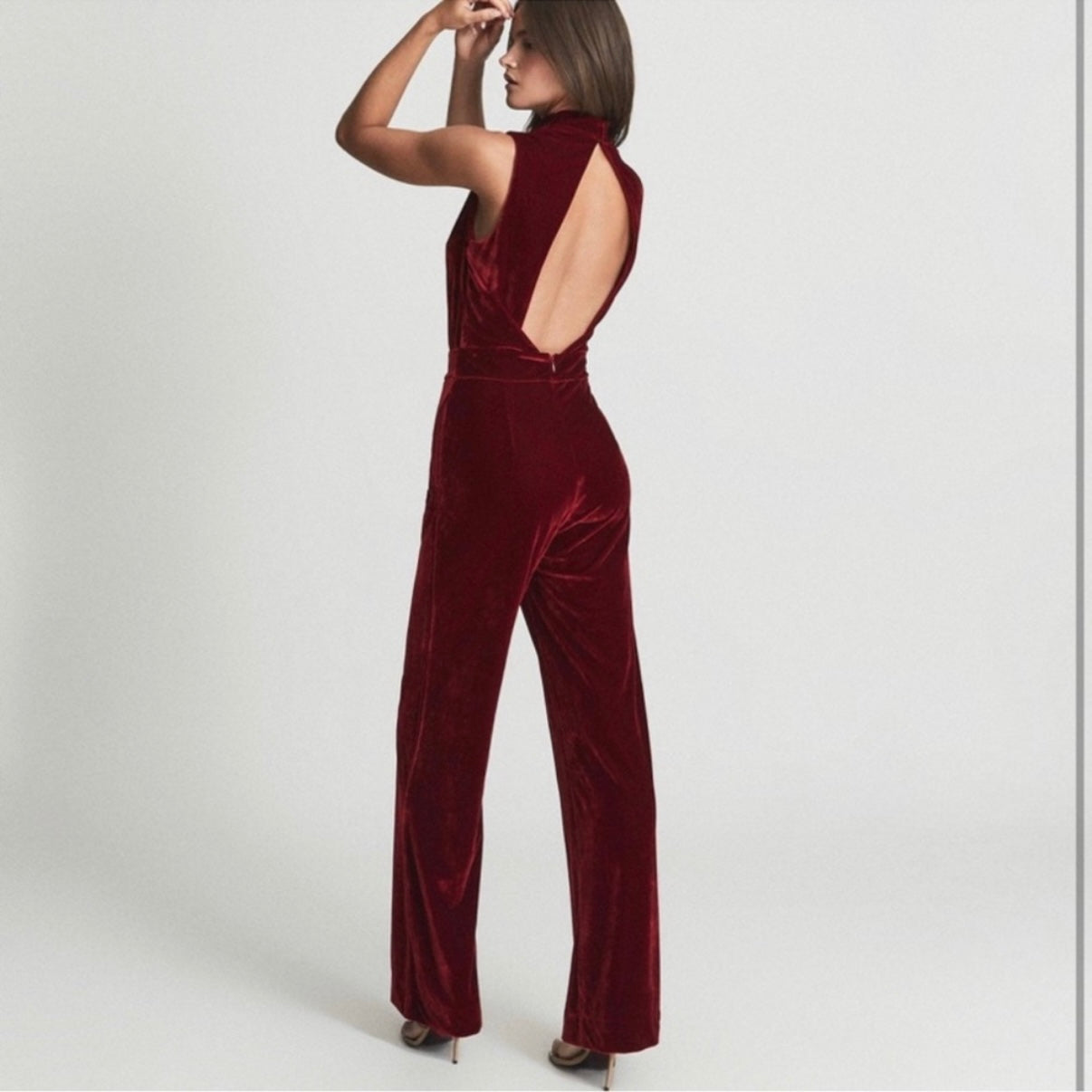 Reiss Velvet Jumpsuit