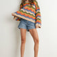 BUTTERMELON - Color Block Sweater  - BMW7639