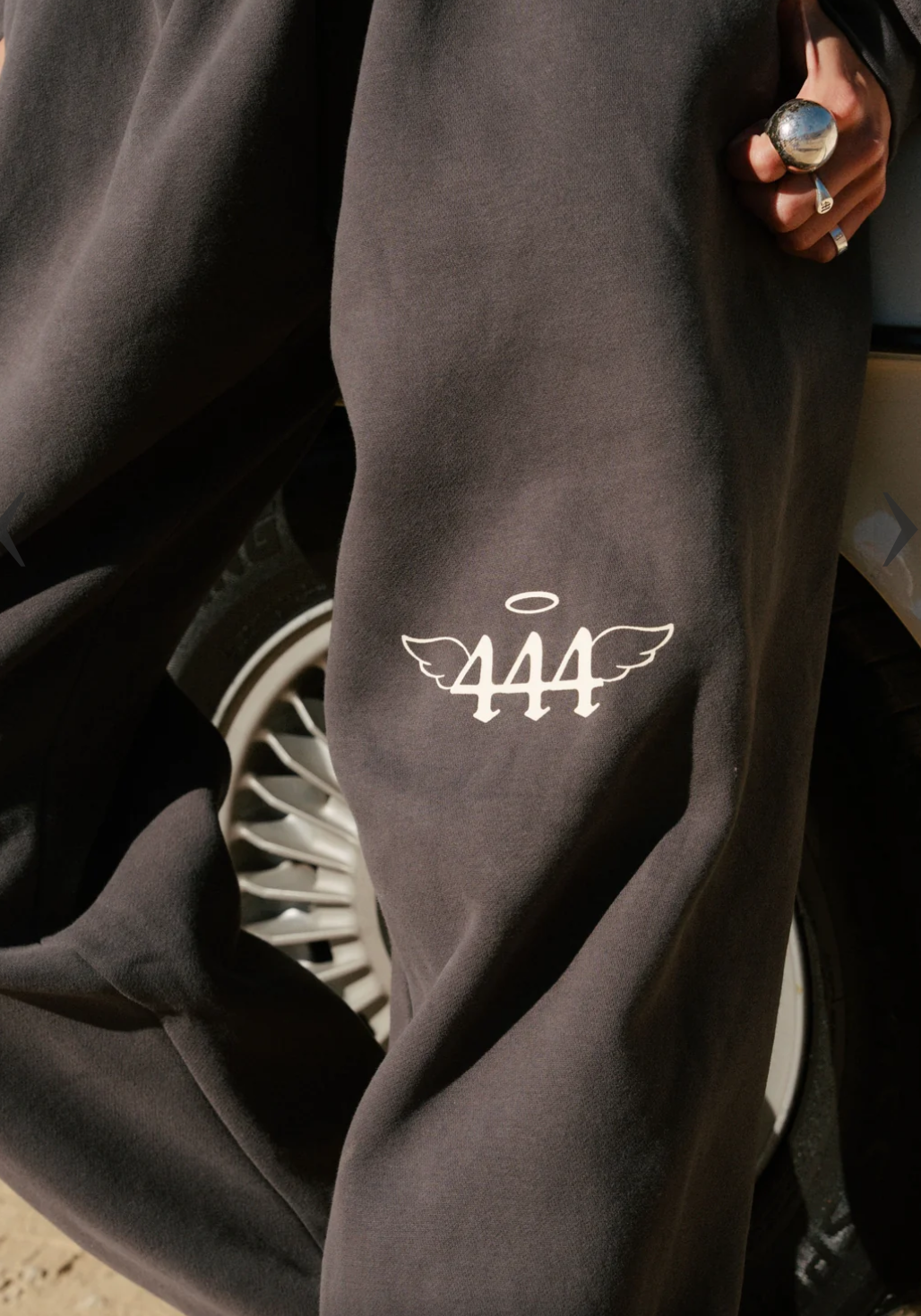 Divinely Protected Sweatpants Charcoal The Mayfair Group