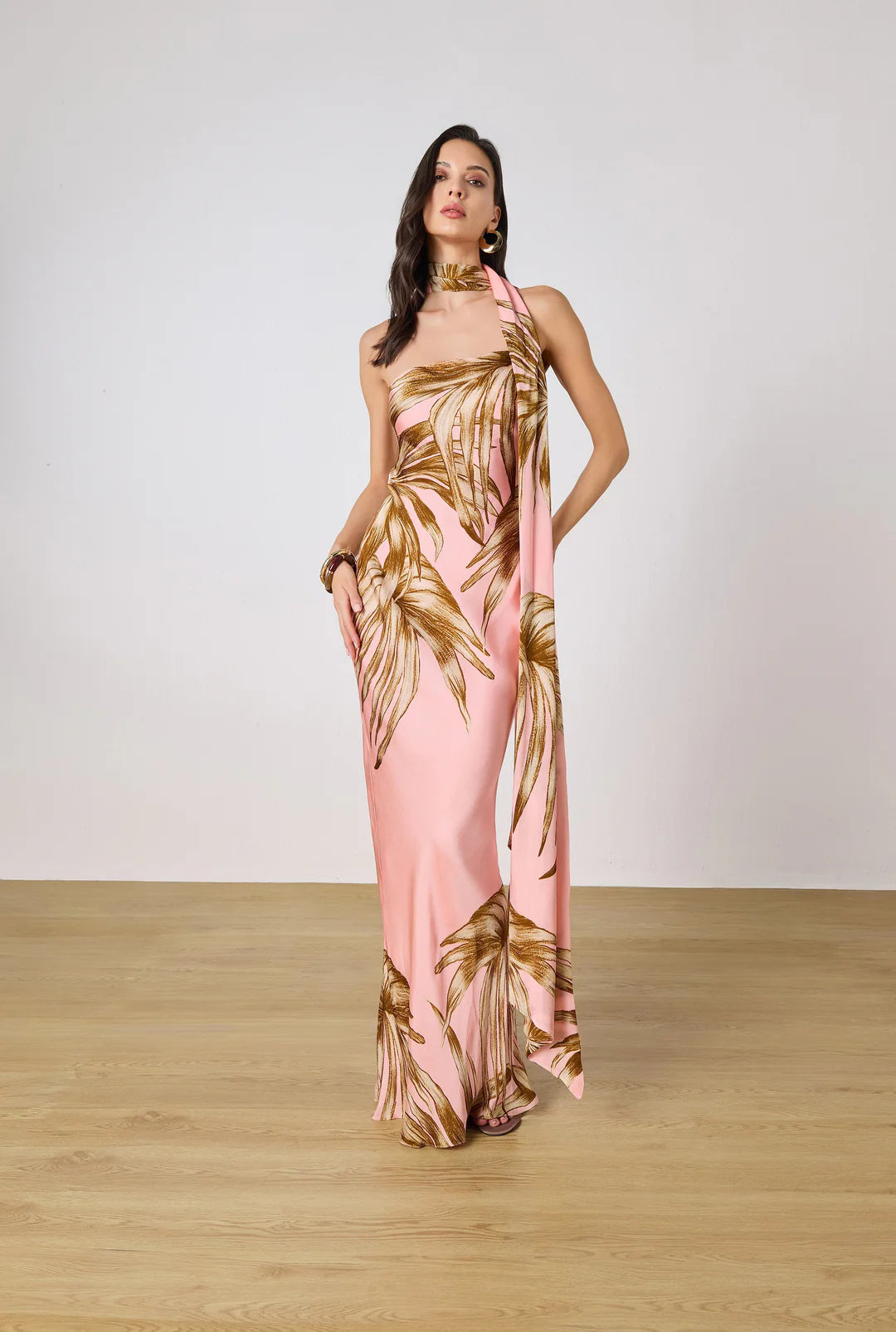 Fawn Strapless Maxi Dress Rococo Sand