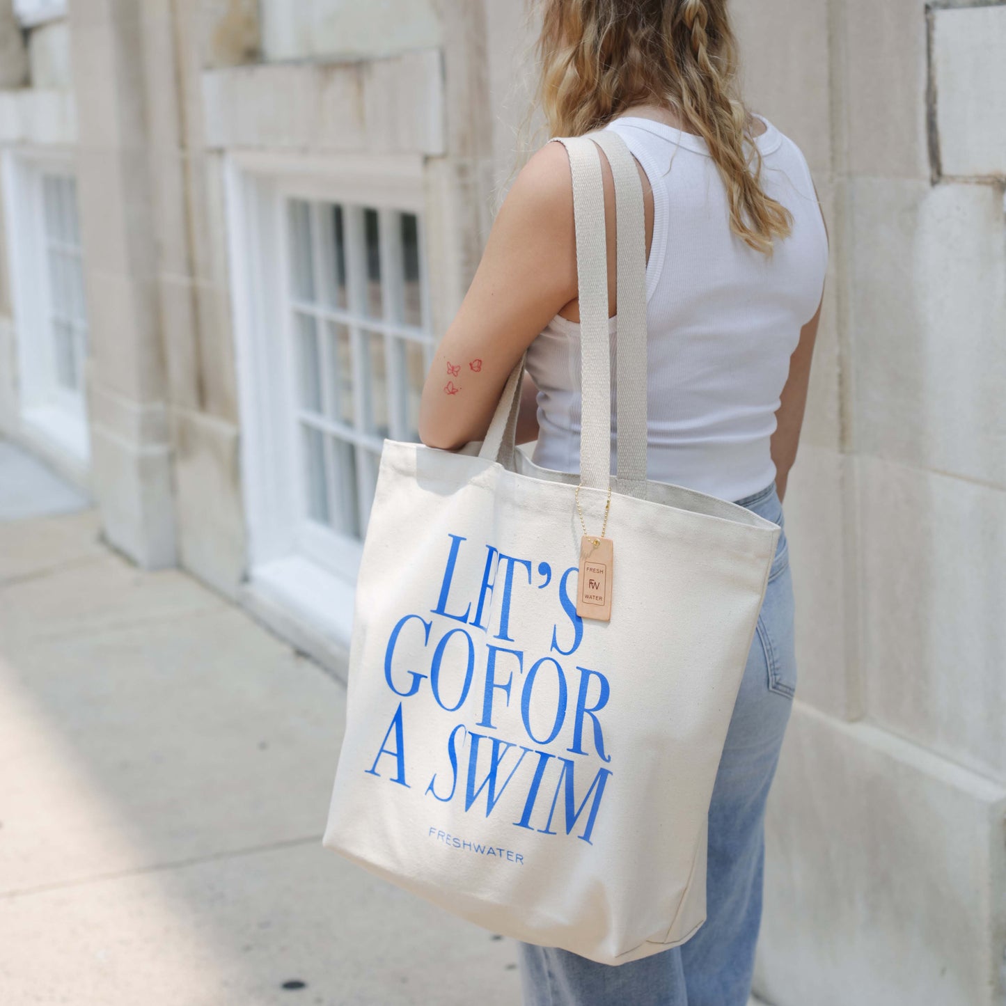 Freshwater Curated Goods - Let's Go For A Swim Tote