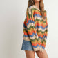 BUTTERMELON - Color Block Sweater  - BMW7639