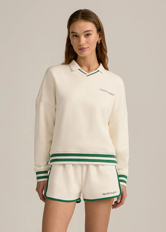 The Ivy League Rugby Sweater - Ivory